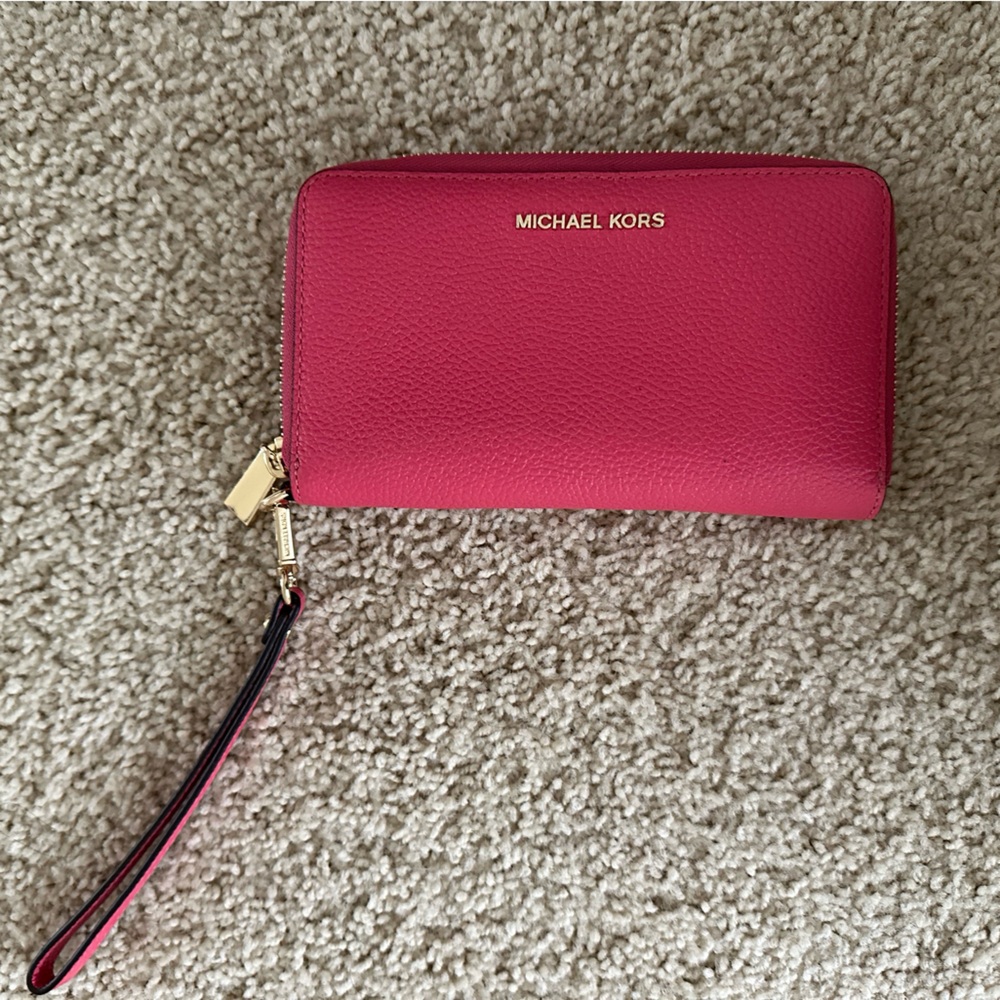 Hot pink Michael Kors Wallet